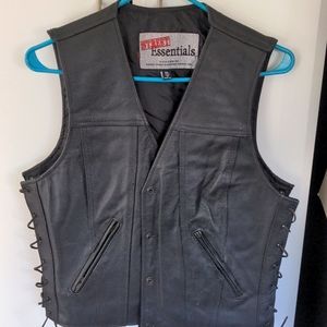 Leather vest